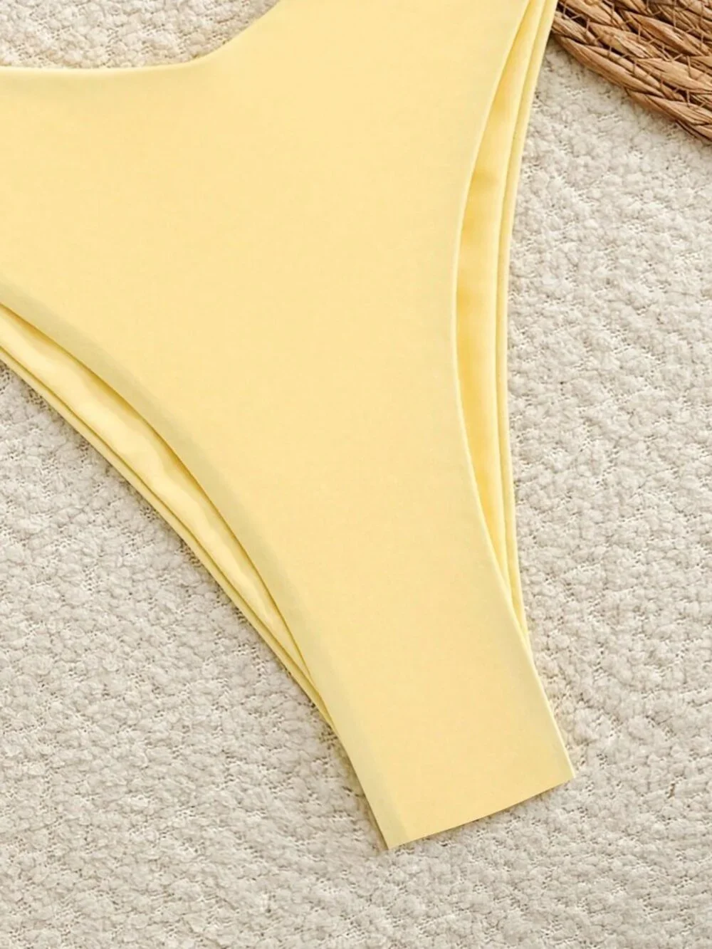 Yellow Sexy Women's bikini vacation beach cruise